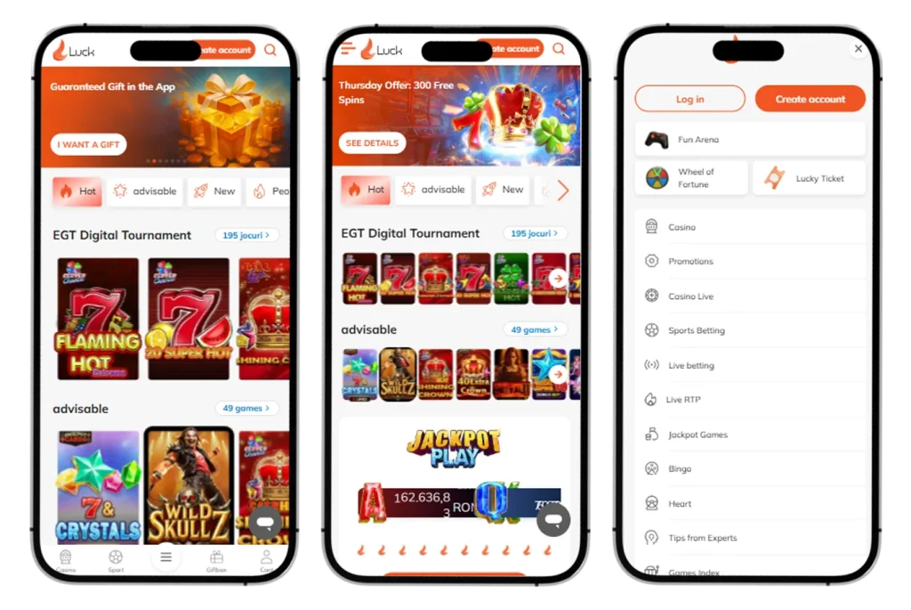 Luck Casino mobile